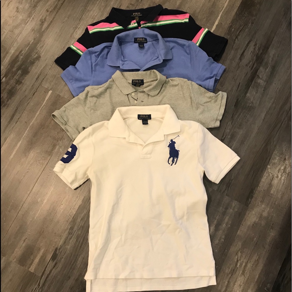 Ralph Lauren Short Sleeve Polos—Set of 4